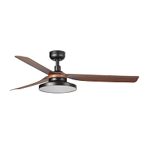 PUNT M TAK Black/walnut fan Wall Control black 2700K