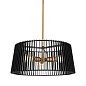 Linara 3 Light Pendant Black подвесной светильник 44171BK Kichler — фото 7