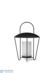 1104268237 Ferm Living Abri декоративный напольный фонарь с металлическим каркасом и стеклянными стенками
