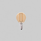 17413 светодиодная лампа G45 FILAMENT AMBER LED E14 2W 2200K Faro barcelona