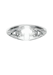 D27F33 Transparent Fabbian Faretti встраиваемый точечный светильник прозрачный овальный
