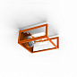 125001014 Roger Pradier Hugy - MODELE N°1 - E27 - DIFFUSEUR CLAIR - ORANGE PUR 014 RA Накладной потолочный или настенный светильник — фото 1