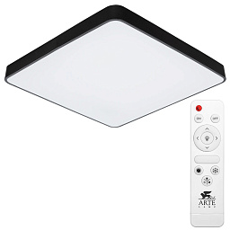 A2669PL-1BK Arte Lamp SCENA потолочный светильник квадратной формы серебристый