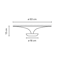 Funnel,Ceiling Soft Pink 2700K,DALI 1-10V PUSH