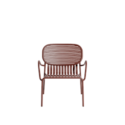 M0741824 WEEK-END Petite Friture Кресло садовое металлическое бордовое