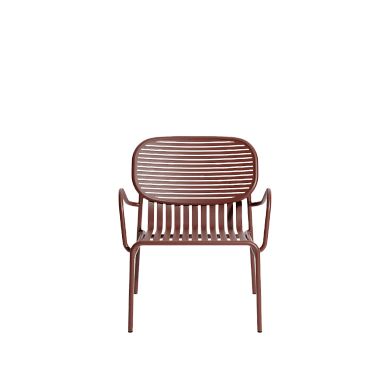 M0741824 WEEK-END Petite Friture Кресло садовое металлическое бордовое