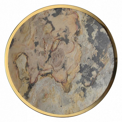 потолочный светильник с декоративной каменной поверхностью