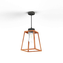 Lampiok 1 N° 3; Clear glass E27 52W; Patined lacquered copper