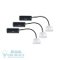 92477 LED Module recessed luminaire Choose Coin 3-piece set Встраиваемые светильники Paulmann — фото 1