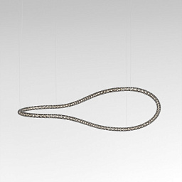 Rotaliana Squiggle H4 LED SP люстра дизайнерская матовый чёрный 1SQH400062HL0