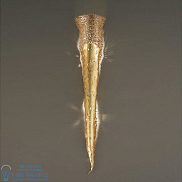 6699/A2 MM lampadari Forme настенный светильник с вытянутым плафоном в форме факела и золотистым покрытием