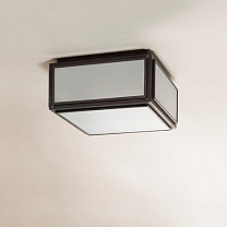 CHELSEA SMALL sateen brass frosted glass