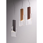F56A11 79 Fabbian Amulette Art SP LED дизайнерский подвес кристалл; сатиновое золото — фото 2