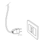 16384 Linea Light Ohps FL LED OUT S Half уличный сферический светильник белый — фото 3