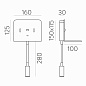 A3836001B ACB Calma AP LED бра с чтением и usb-зарядкой белый — фото 2