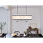 Heddle 8 Light Linear Chandelier Textured Black люстра 52467BKT Kichler — фото 3