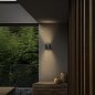 Уличный настенный светильник Gun AP2 BIG Ideal Lux 033020, алюминий — фото 7