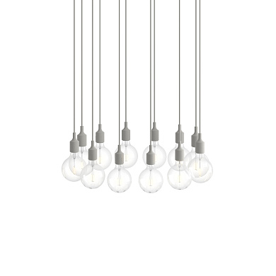 E27 Pendant Cluster подвесной светильник Muuto White / Light Grey E27CLB0110