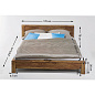 76552 Деревянная Кровать Аутентичная 160x200см Kare Design