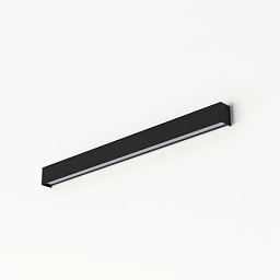 NW 7594 Nowodvorski Straight настенный светильник с черным корпусом и линейным LED-освещением
