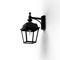 Place des Vosges 1 Tradition N° 4; Clear glass E27 105W; Dark black