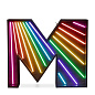 Графический светильник DelightFULL Letter M — фото 3