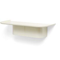 Korpus Shelf M, 4 крючка, алюминий с порошковым покрытием, глянец, кремовый