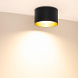 055027 Arlight Светильник SP-BISCOTTO-R140-15W Warm3300-MIX (BK-GD, 80 deg, 230V) — фото 3