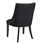 108948 Dining Chair Bermuda black/ brass nail стул Eichholtz