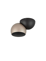Triac Dimmable Champagne Gold Aluminium & Sandy Black Base LED 11Watt 220-240Volt 770Lm IP20 3000K D:10 W:15.7 H:8.1 cm