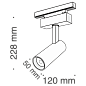 TR019-2-10W4K-B Maytoni Focus LED Трековый светильник 9W 700лм Черный — фото 4
