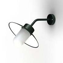 Belcour N° 8; Frosted glass E27 60W; Slate grey