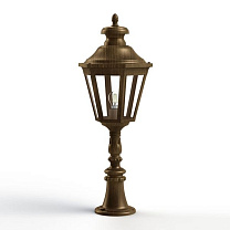 Louis XIII N° 9; Clear glass E27 105W; Gold patina
