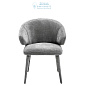 112066 Dining Chair Cardinale clarck grey Eichholtz