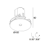 26415 9220 PRIM Delta Light NIME Ii Trimless Ok утопленный точечный светильник — фото 1