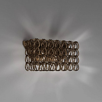 НАСТЕННЫЙ СВЕТИЛЬНИК MINIGIOGALI 2 CRYSTAL BRONZE MATT BRONZE 1 E27 CE