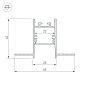 Профиль для светодиодной ленты Arlight SL-COMFORT22-FANTOM — фото 1