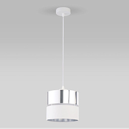 a048904 TK Lighting Hilton подвесной цилиндрический светильник с металлическим плафоном