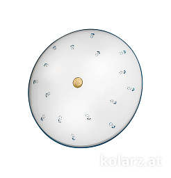 731.U13LED.4.17 Kolarz Nonna потолочный светильник с выпуклым золотистым плафоном