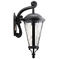 Cresleigh 22" 1 Light Wall Light Black with Silver Highlights уличный настенный светильник 49234BSL Kichler