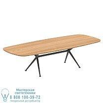 EXES СТОЛ 300X120CM АЛЮМИНИЕВЫЕ НОЖКИ АНТРАЦИТОВЫЙ - СТОЛ ИЗ ТИКА Royal Botania