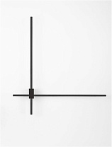 Triac Dimmable Sandy Black Aluminium LED 20Watt 220-240Volt 1000Lm IP20 2700-3000-4000K CCT by Dip Switch L:76 W:9.5 H:80 cm