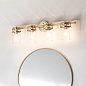 Brinley 32.25" 4 Light Vanity Light Champagne Bronze настенный светильник 45690CPZ Kichler — фото 5
