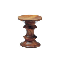 41235701 Stool Vitra Табурет резной деревянный тёмный орех C