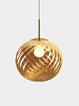 Подвесной светильник Tom Dixon Whirl Large - Золотой полированный Поликарбонат