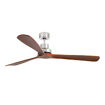 LANTAU XL Matt nickel/walnut fan 0-10V