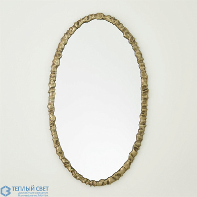 Artiste Oval Mirror-Brass Global Views зеркало