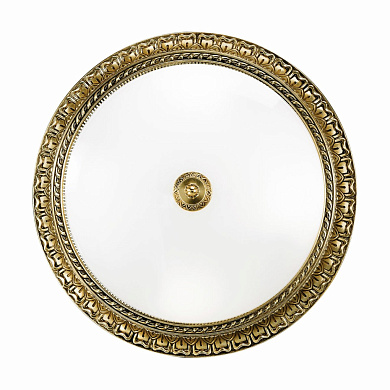 потолочный светильник круглый серебристый