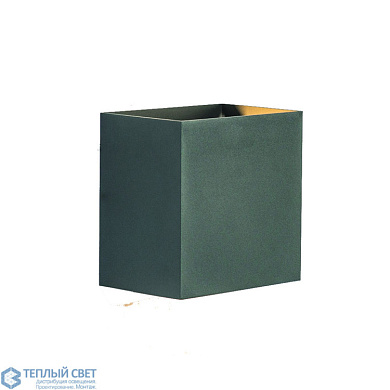 настенный накладной светильник кубической формы с направленным светом вверх-вниз