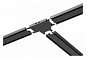 APL.0181.00.05 Aployt Magnetic track 48 соединитель t-образный для треков накладных, черный — фото 1